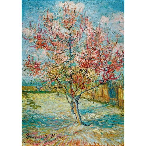 Różowe drzewo brzoskwiniowe , Vincent van Gogh,1890 (1000el.) - Sklep Art Puzzle